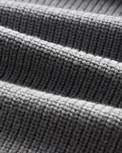 Australian Merino Wool Full Zip Sweater - S / Heather Bone