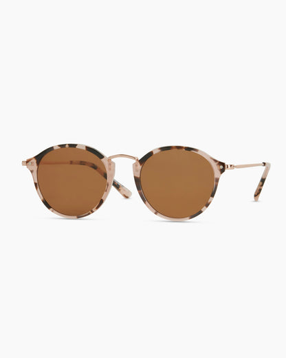 Ryder Polarized Acetate Sunglasses - One Size / Fawn Tortoise with Brown lens
