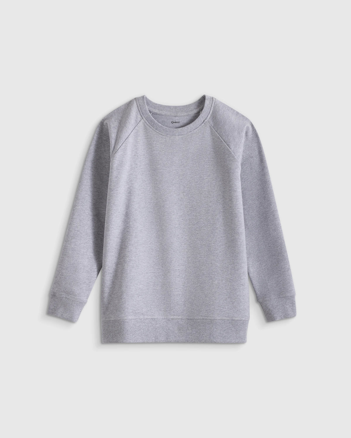 Organic Cotton French Terry Crew Neck Sweatshirt - 6 / Heart Graphic