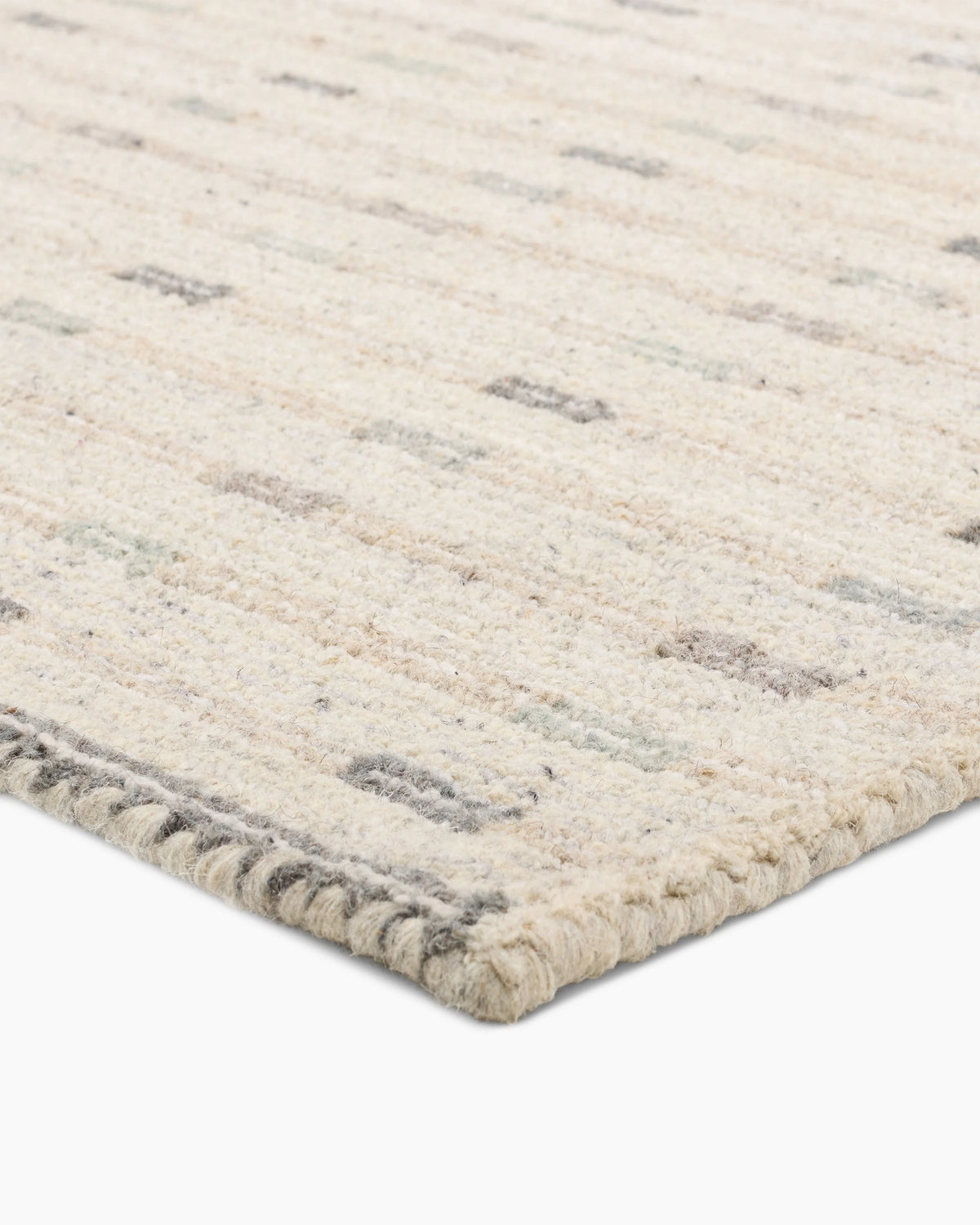 Noa Wool Rug - 5' x 8' / Light Grey