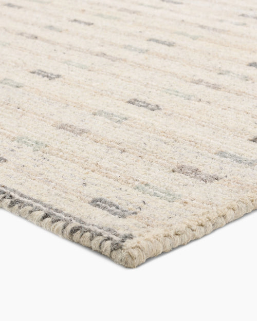Noa Wool Rug - 5' x 8' / Light Grey
