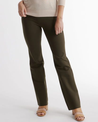 Ultra-Stretch Ponte Bootcut Pants - XS / Black