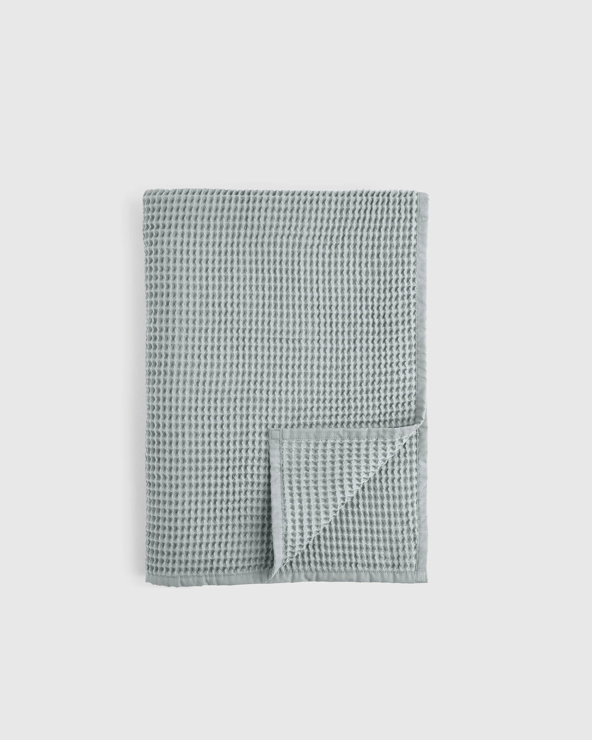Organic Waffle Throw - 50x70 / Dried Sage