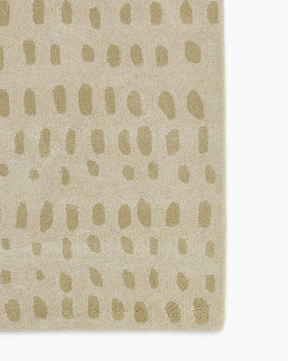Painterly Dots Hand-Tufted Wool Rug - 3'6" x 5'6" / Navy