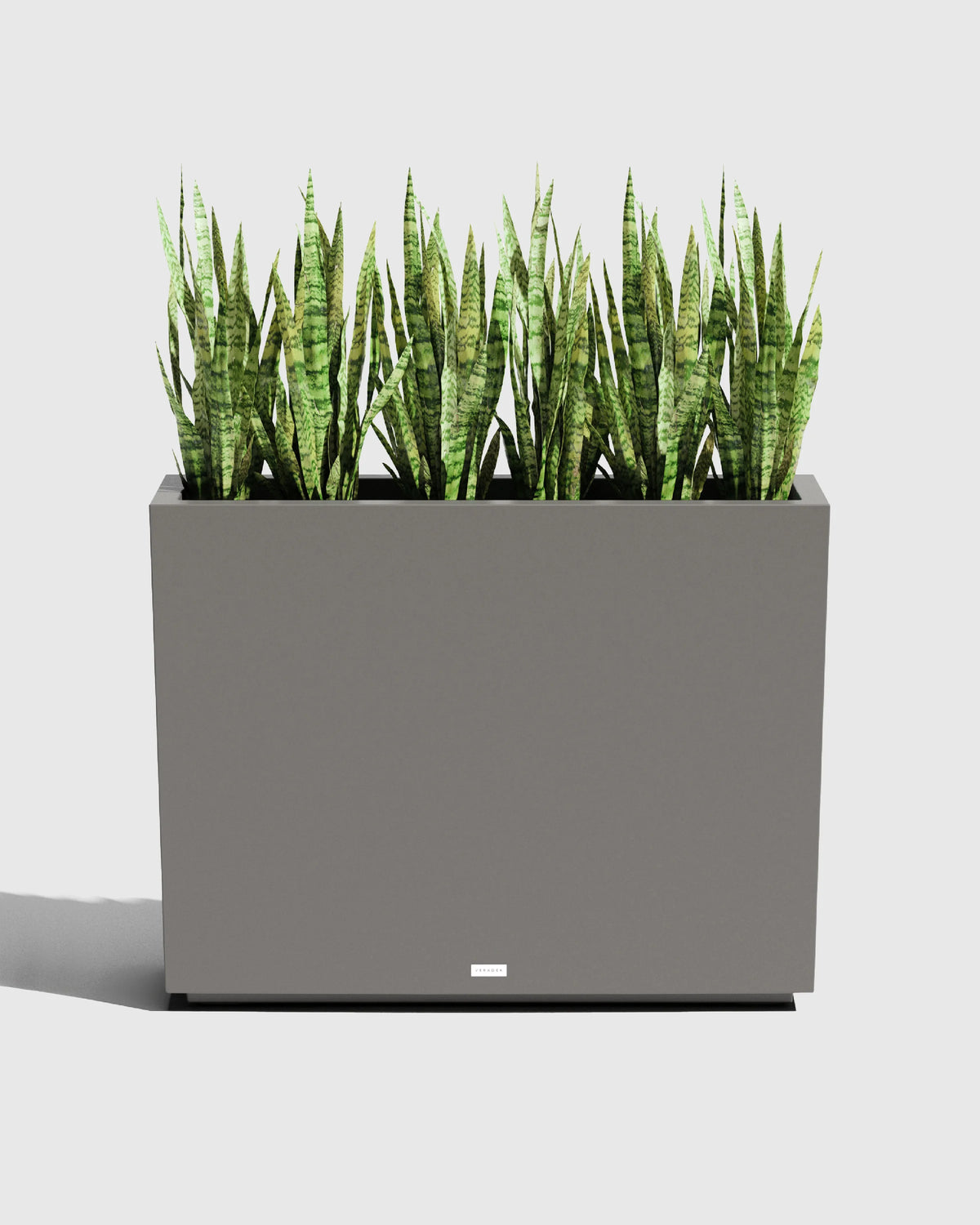 Block Series All Weather Rectangular Planter by Veradek - One Size / Black