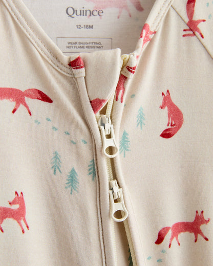 Bamboo Shortie Onesie Pajama - 2T / Sunshine