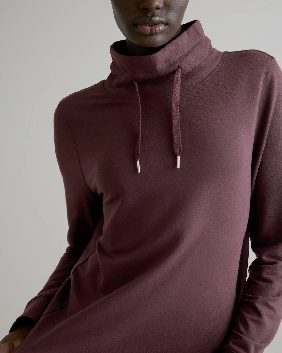 SuperSoft Fleece Mock Neck Pullover - XS / Navy