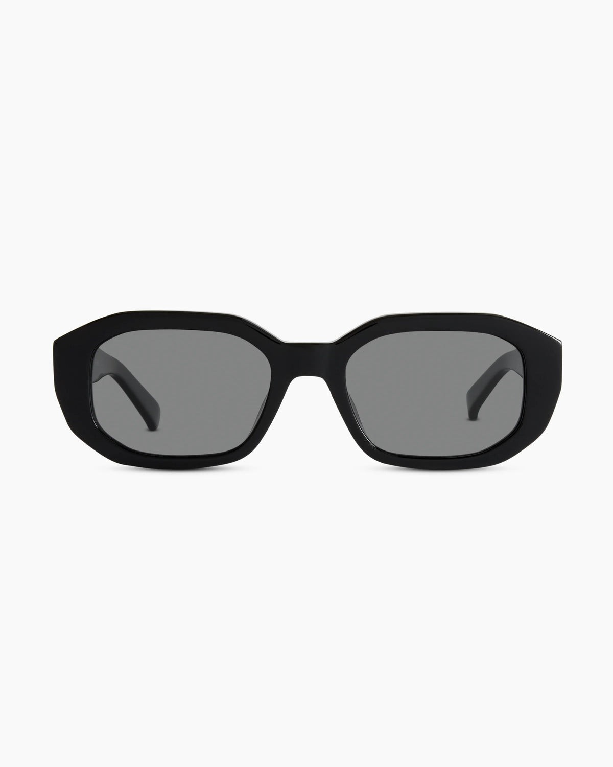Barbados Polarized Acetate Sunglasses - One Size / Clear Spice with Grey lens