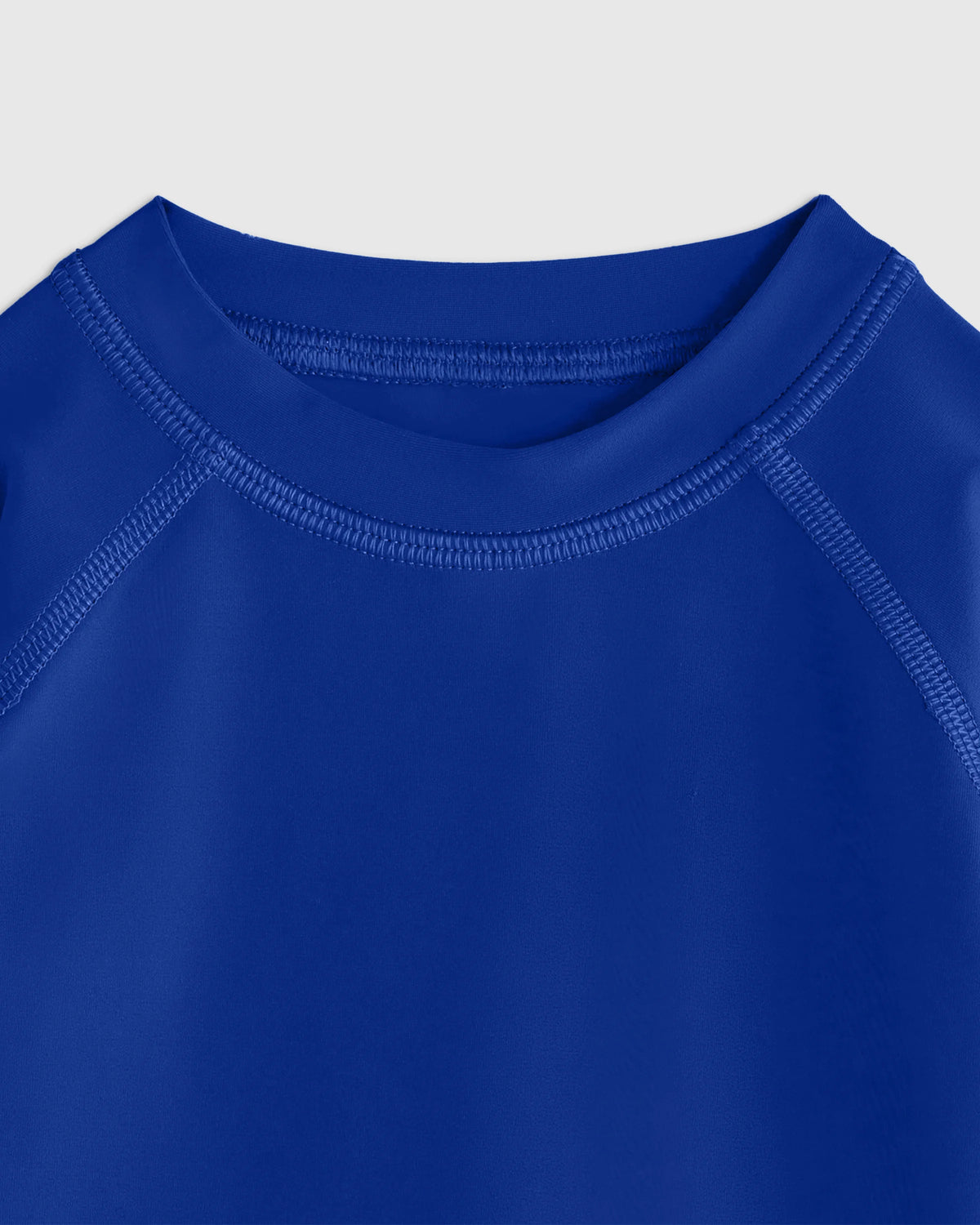 Long Sleeve Raglan Rash Guard - 6-9M / Island Aqua