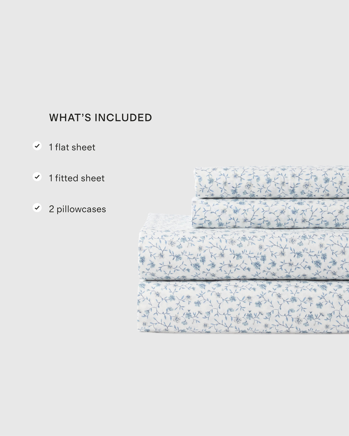 Organic Crisp Percale Sheet Set - Twin / White