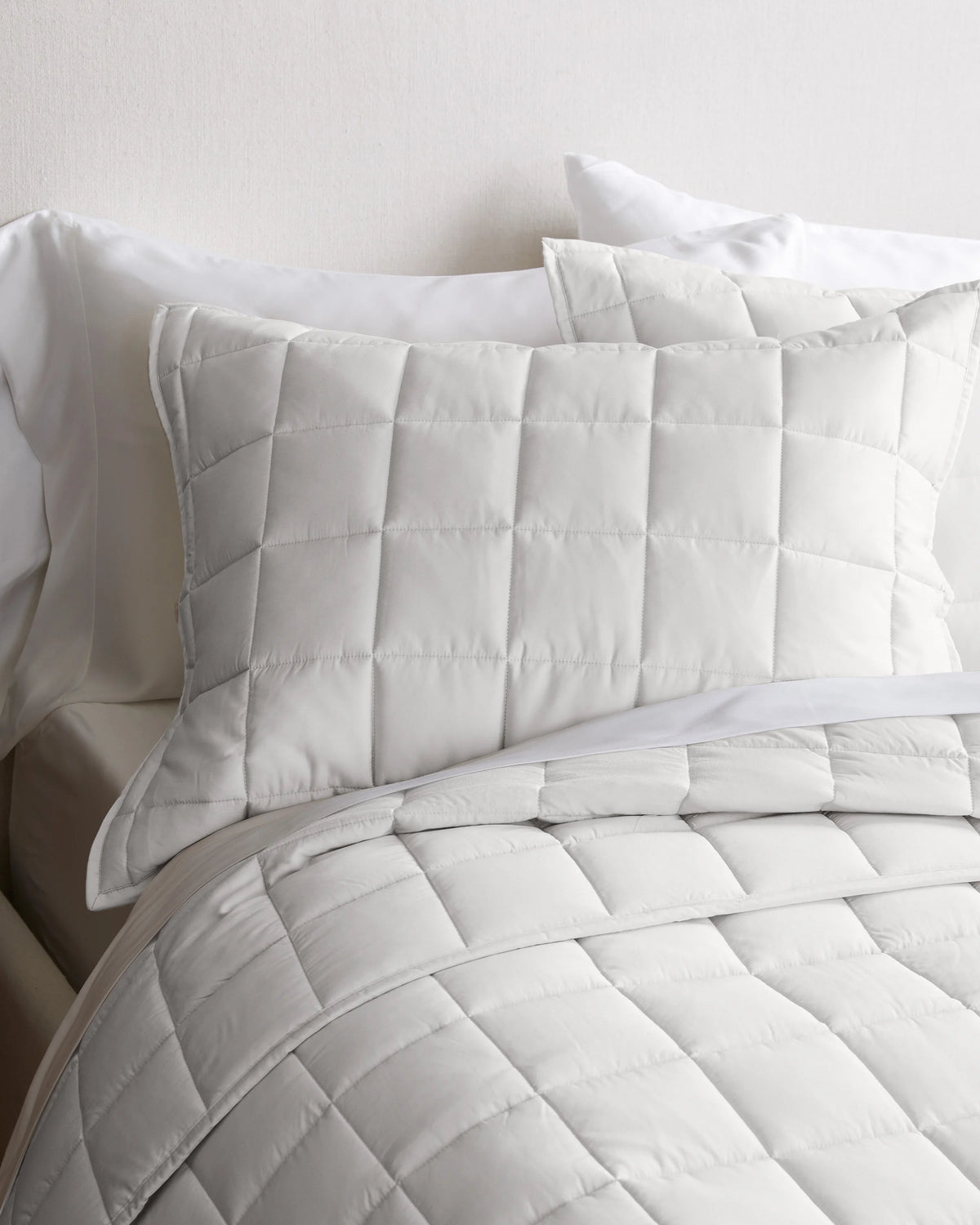 Bamboo Box Quilt Set - Twin / Sage