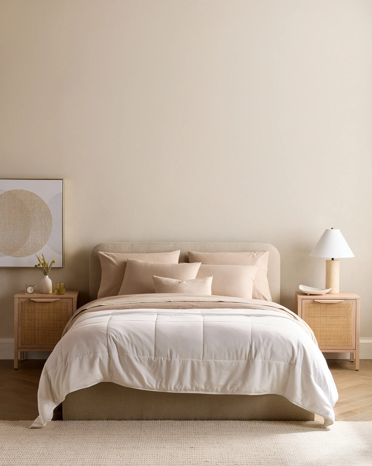 Bamboo Comforter - Twin / Soft Pink