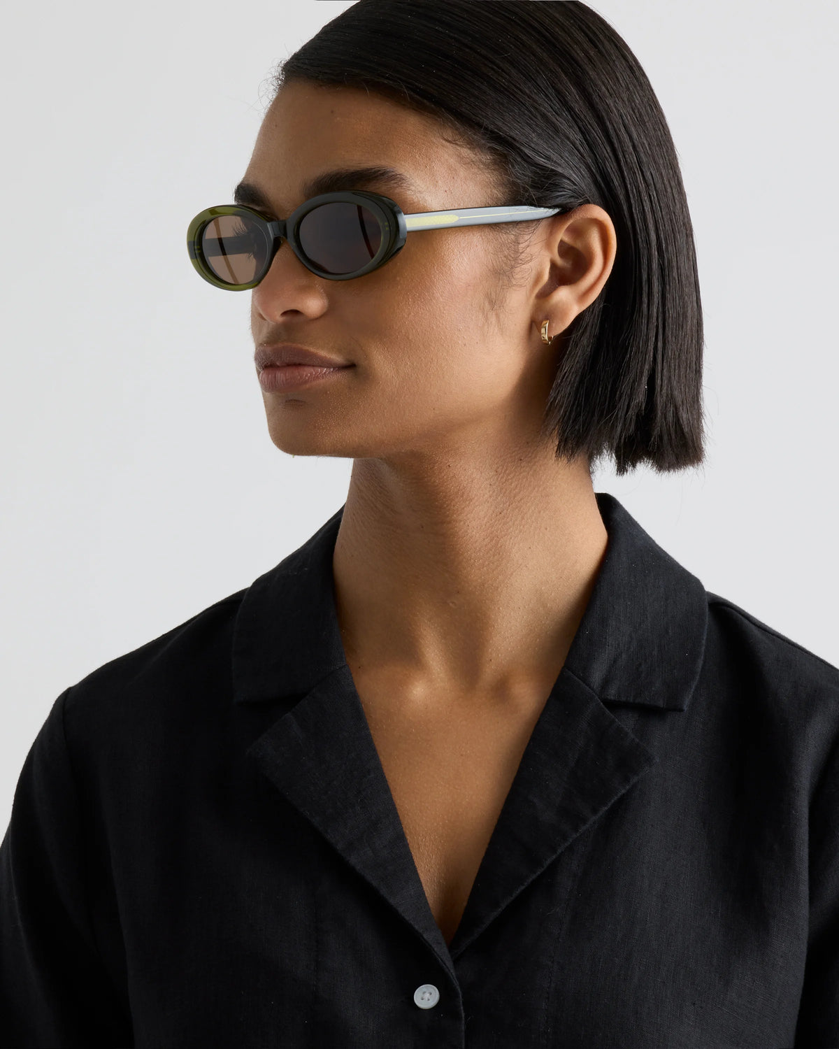 Bali Polarized Acetate Sunglasses - One Size / Moss with Brown lens
