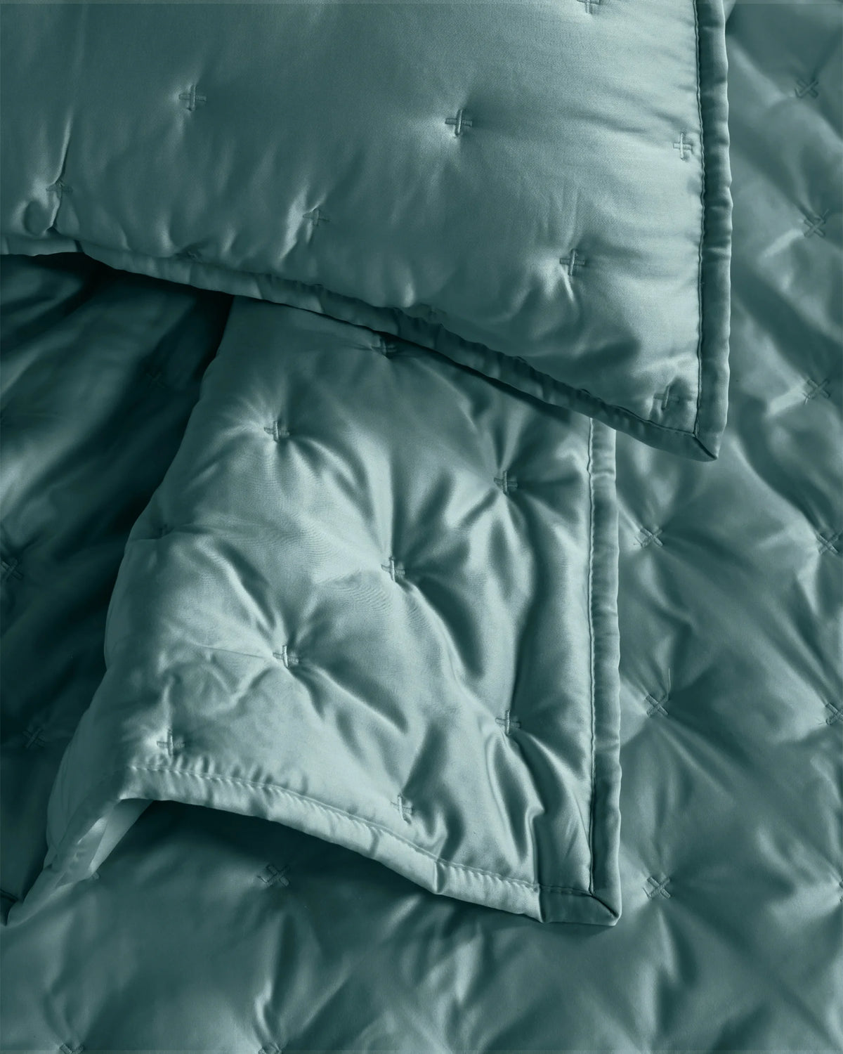 Bamboo Dream Quilt Set - Twin / Sage