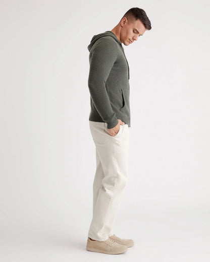 Mongolian Cashmere Full-Zip Hoodie - S / Teak
