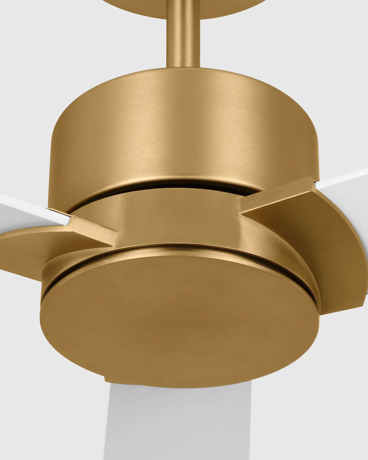 Minimalist Wood Blade Ceiling Fan - 44" / White