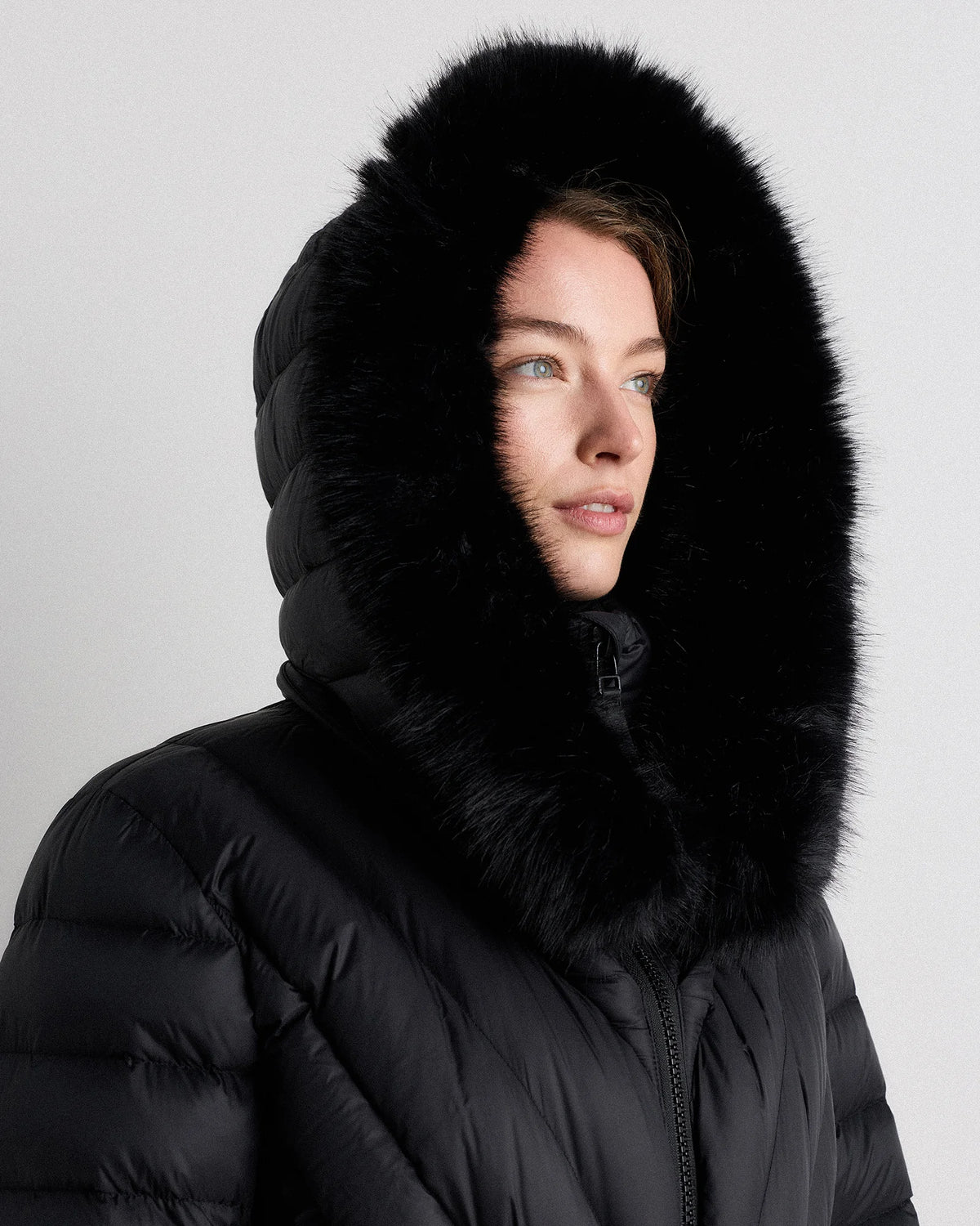Responsible Down Belted Puffer Coat - XS / Hot Fudge
