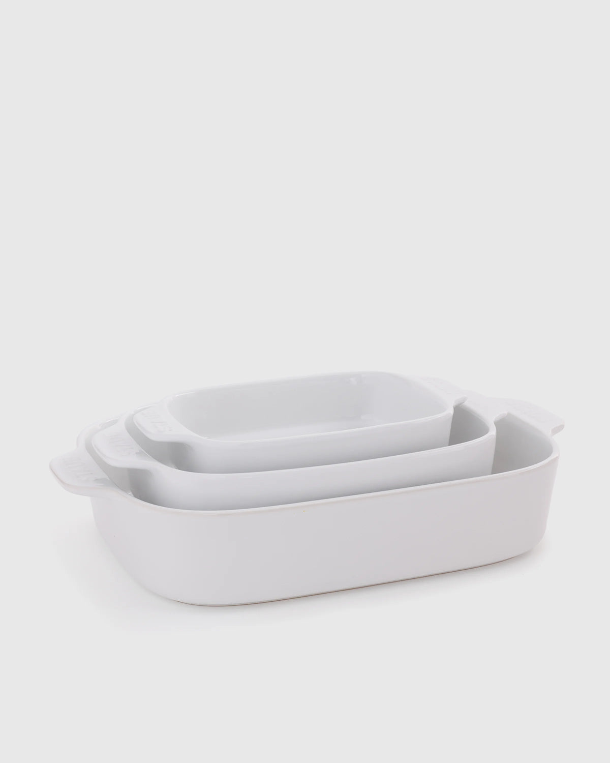Stoneware Rectangular Baking Dishes, Set of 3 by STAUB - Set of 3 / Dune