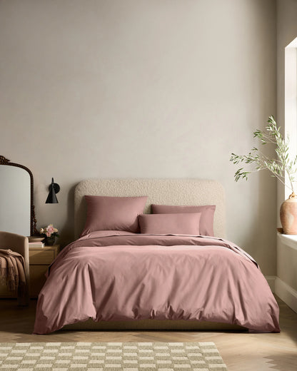 Organic Crisp Percale Deluxe Bedding Bundle - Twin / White