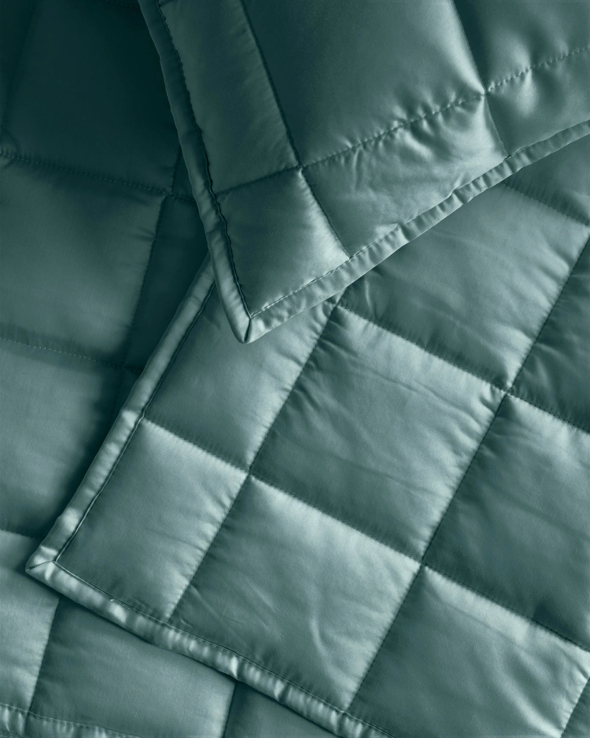 Bamboo Box Quilt Set - Twin / Sage