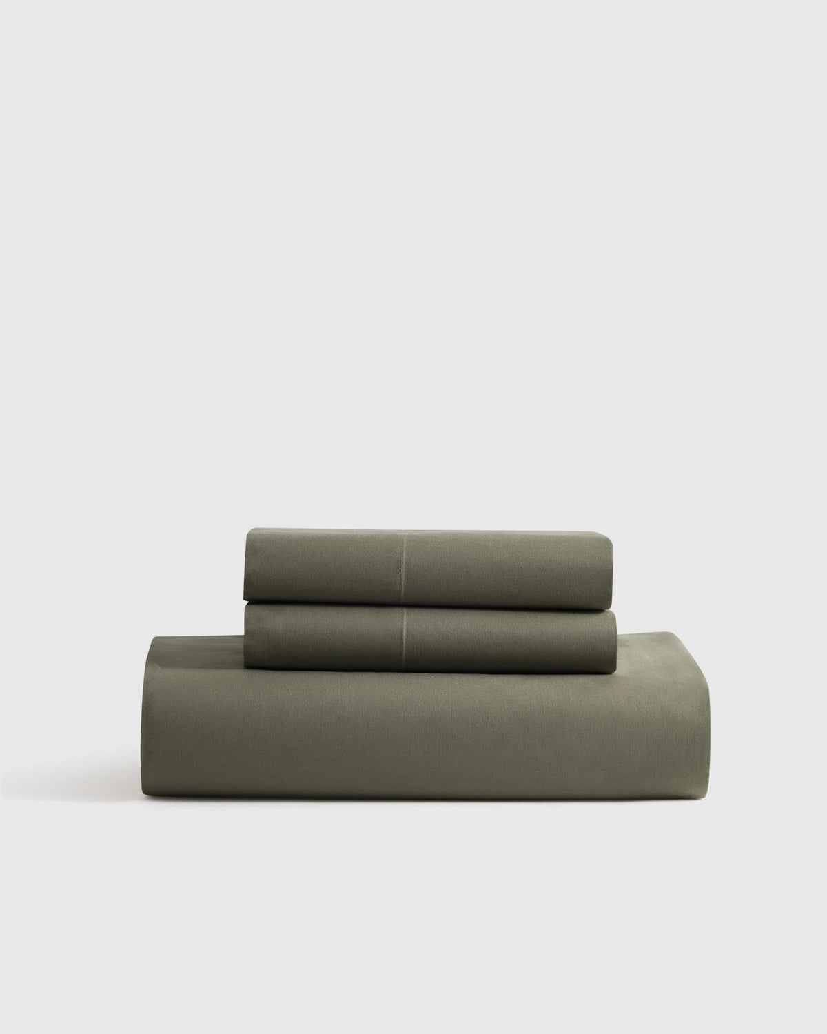 Organic Crisp Percale Fitted Sheet Set - Twin / Espresso