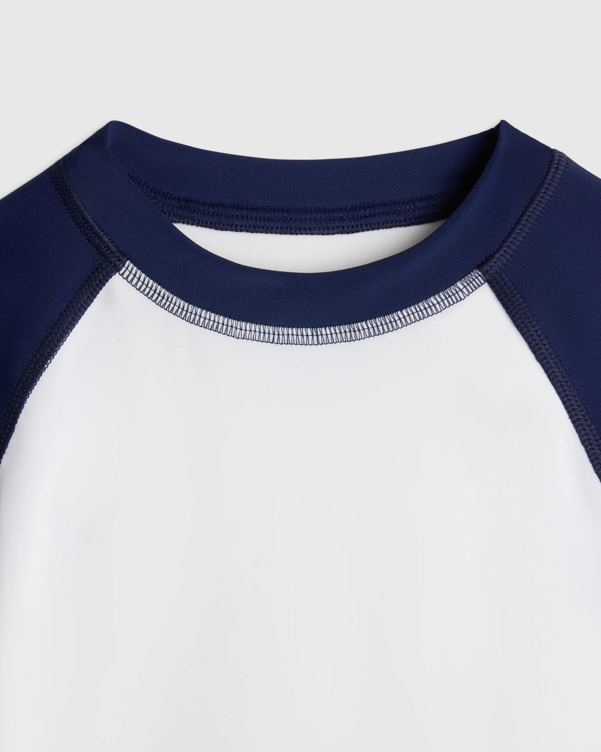 Long Sleeve Raglan Rash Guard - 2T / Island Aqua