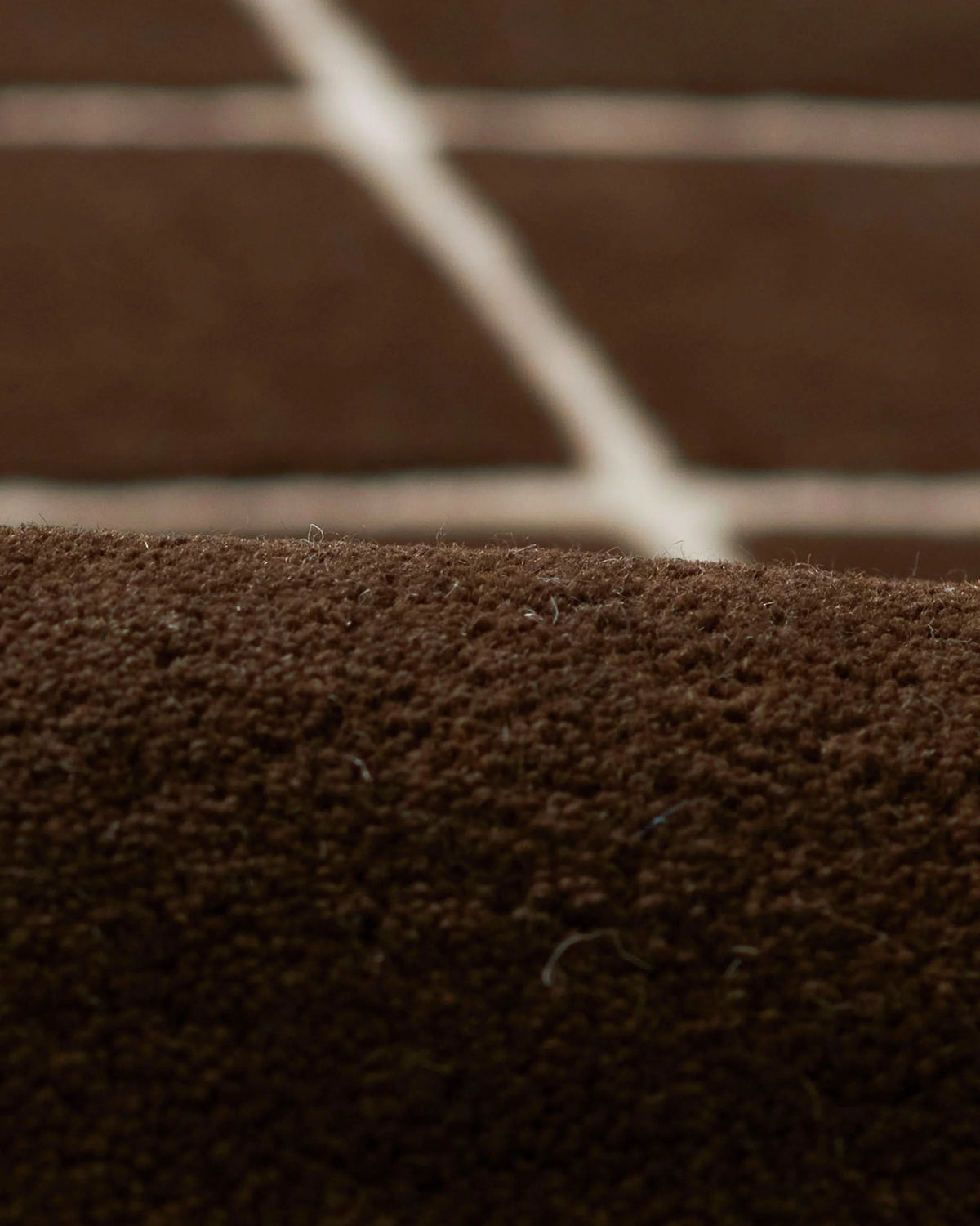 Bowie Wool Rug - 5' x 8' / Brown