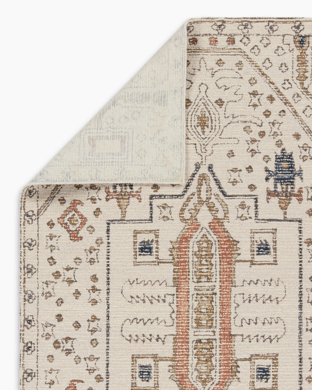 Zadie Wool Rug - 5' x 8' / Beige