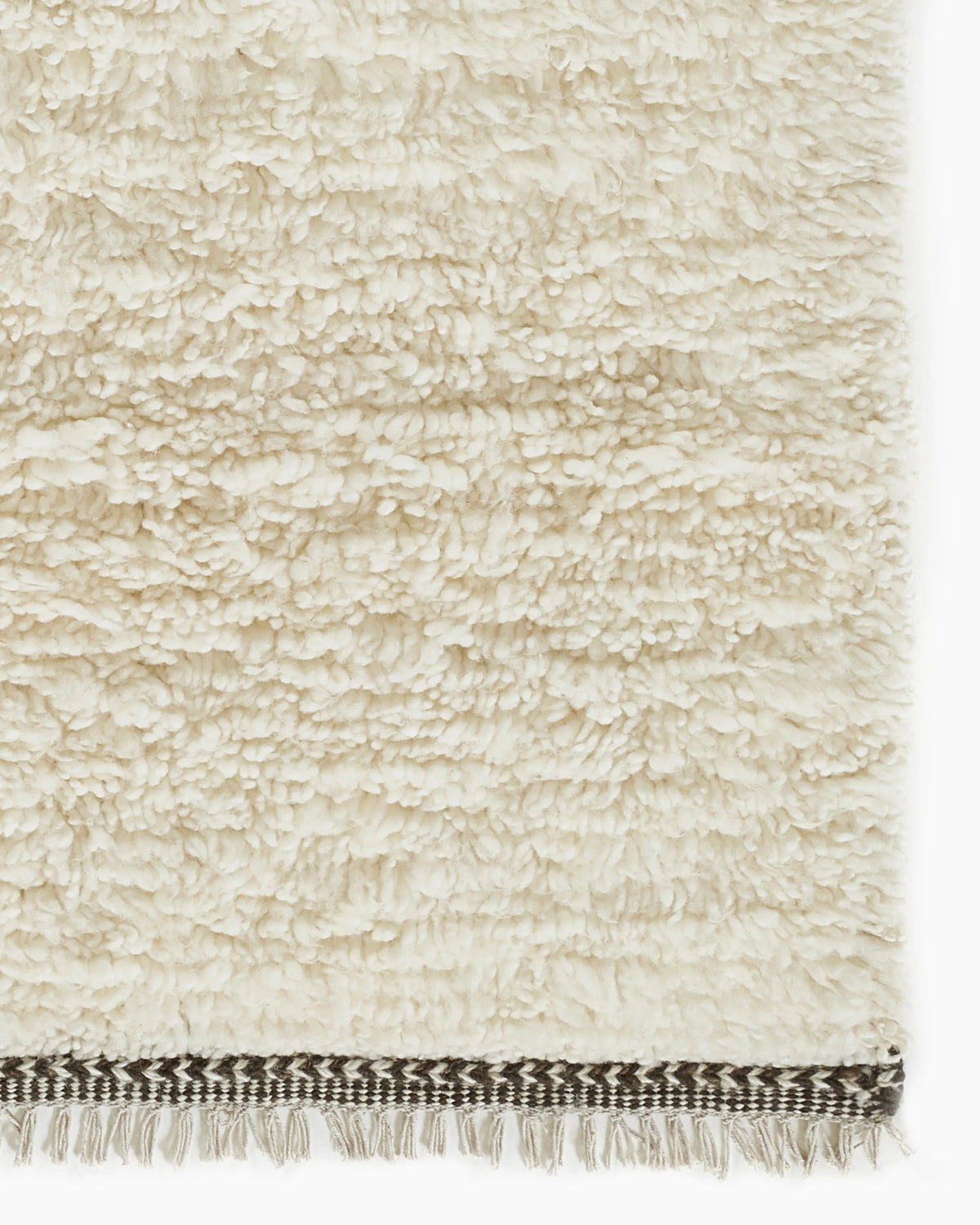 Dover Wool Shag Rug - 5' x 8' / Natural