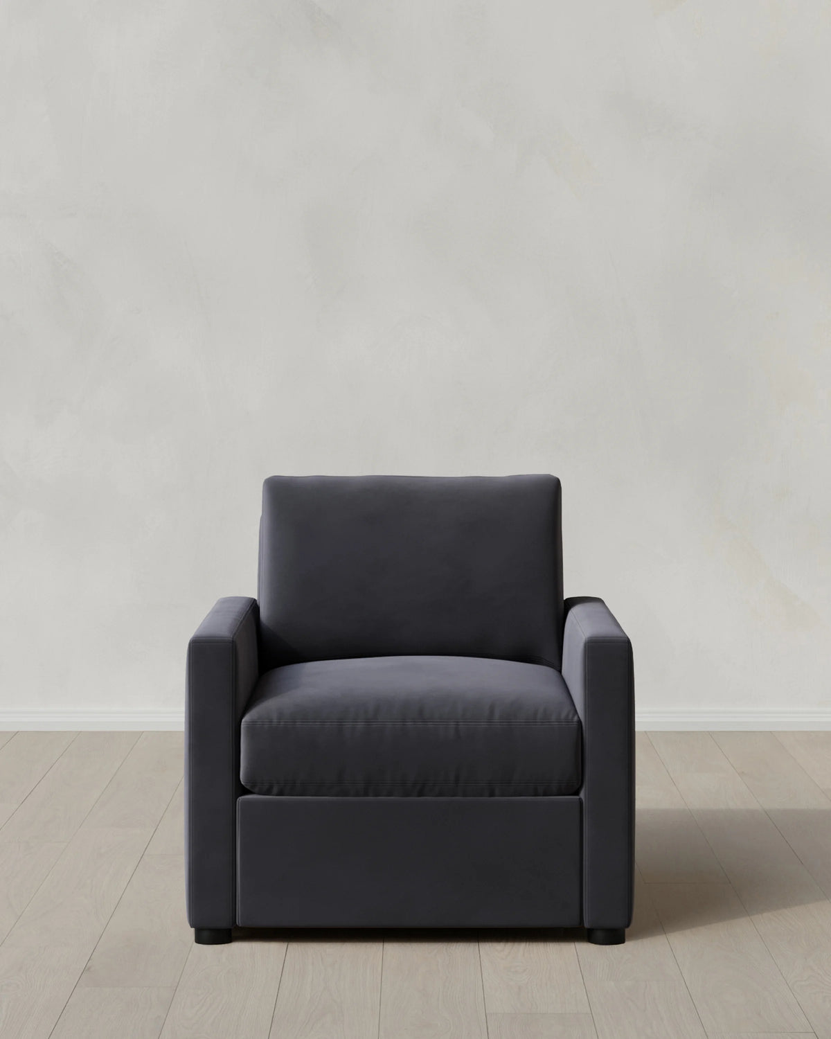 Brennan Accent Chair in Performance Velvet - One Size / Pine