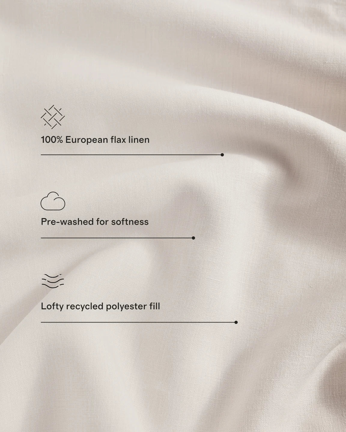 European Linen Dream Quilt Set - Twin / Dusty Olive
