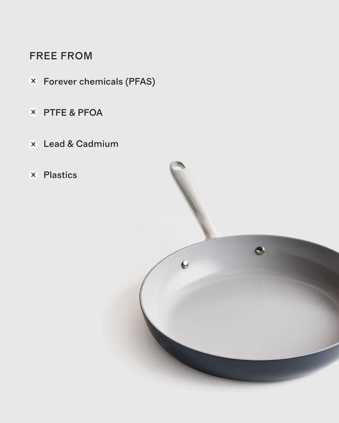 Ceramic Nonstick 10" Frying Pan - One Size / Navy