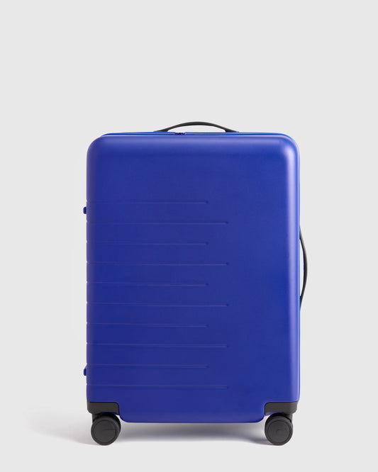 Expandable Medium Check-In Suitcase - One Size / Coastal Cobalt