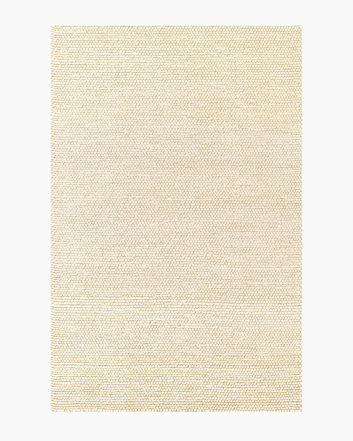 Tribeca Handwoven Wool Rug - 3' x 5' / Cream