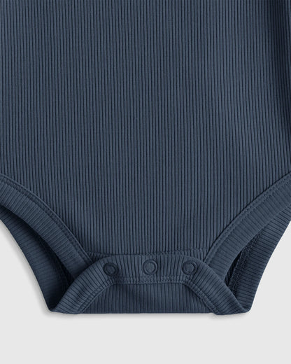 Softest Rib Long Sleeve Bodysuit - 0-3M / Violet Mist