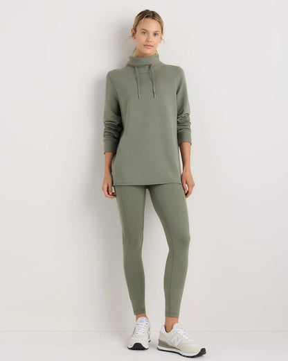 SuperSoft Fleece Mock Neck Pullover - XS / Navy