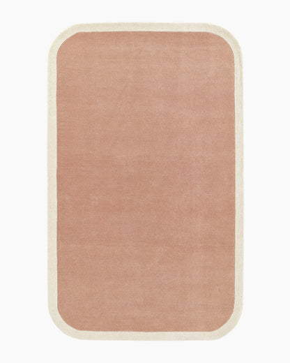 Colorful Curves Hand-Tufted Rug - 3'6" x 5'6" / Pink
